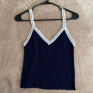 Navy Blue Tank Top